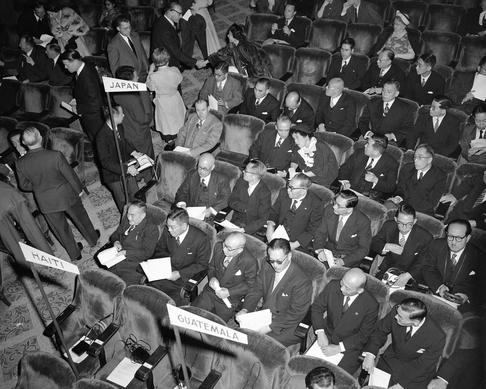 1951: Japanese peace treaty conference
